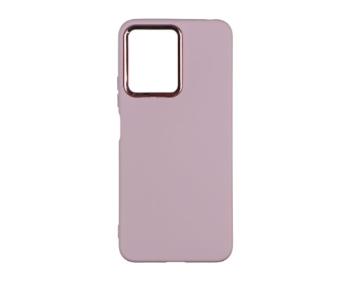 Чохол Silicone Cover Metal frame (AA) для Xiaomi Redmi Note 12 Pro+ 5G Колір 19.Pink sand 2020000364276