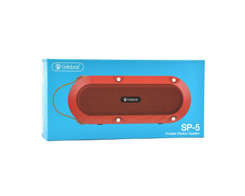 Колонка Celebrat SP-5 мятая упаковка Колір Червоний 2020000469209