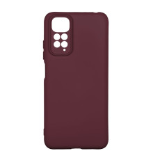 Чохол Silicone Cover Full Camera (A) для Xiaomi Redmi Note 11 (Global) / Note 11S Колір 42.Maroon 2020000351382