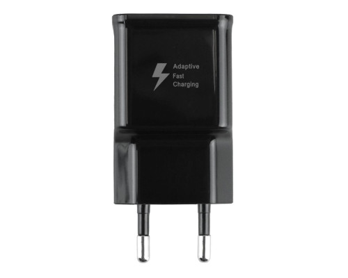 Мережевий Зарядний Пристрій Samsung Travel Adapter 1USB QC 15W 1:1 Колір Чорний 6979879845750