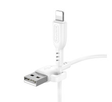 Кабель USB Borofone BX91 Lightning 2.4A Колір Білий 6974443389890