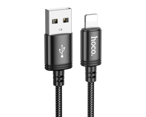 Кабель USB Hoco X91 Lightning 2.4A 3m Колір Чорний 6931474788702