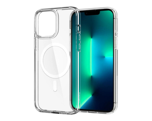 Чохол TPU+PC Spigen Ultra Hybrid with Magsafe для iPhone 12/12 Pro Колір Transparent 2020000405504