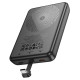 Універсальна Мобільна Батарея Power Bank Hoco J133A Triumph PD20W magnetic with cable(Type-C) 10000mAh Колір Чорний 6942007633239