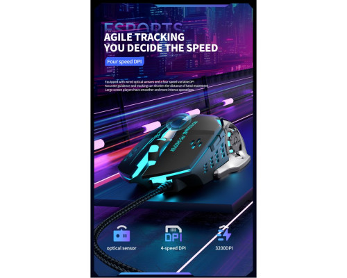 USB Миша Ігрова XO-M10 Gaming Колір Чорний 6920680857364 ma36007_3606006