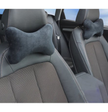Автомобільна подушка на підголовник 26x17 см. Колір Чорний 2020000486381 ma36141_3606789