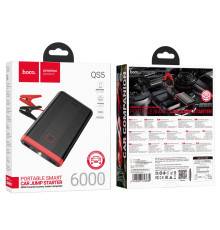 Універсальна Мобільна Батарея Hoco QS5 Jump Starter/Power Bank(6000mAh) 22.2Wh Колір Чорний 6942007643689 ma36841_3609344