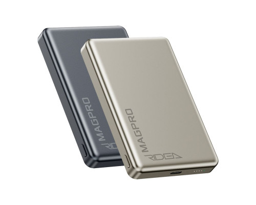 Мобільна Батарея Ridea RP-M10 MAGPRO QC/PD 20W, QI 15W with Magnetic 10000mAh Колір Сірий 6902013395361
