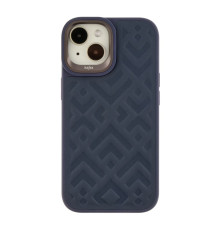 Чохол Kajsa Briquette Collection Rhombus для iPhone 15 Колір Blue 4894505170223