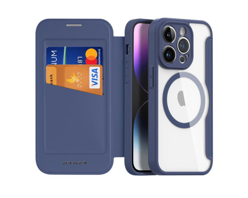 Чохол-книжка Dux Ducis Skin X Pro with MagSafe для iPhone 14 Pro Max Колір Blue 6934913029602