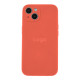 Чохол Silicone Case Full Size with Frame для iPhone 13 Колір 72.Kumquat 2020000482659 ma31932_3748591