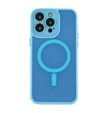 Чохол TPU+PC Magnetic Matte Camera Lens with Magsafe для iPhone 14 Pro Max Колір Blue 2020000437727