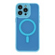 Чохол TPU+PC Magnetic Matte Camera Lens with Magsafe для iPhone 14 Pro Max Колір Blue 2020000437727