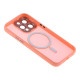 Чохол TPU+PC Magnetic Matte Camera Lens with Magsafe для iPhone 14 Колір Pink 2020000437871