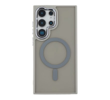 Чохол TPU+PC Space Magnetic Color with Magsafe для Samsung Galaxy S24 Ultra 5G (S928) Grey ma35381_3345960 2020000436850