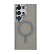 Чохол TPU+PC Space Magnetic Color with Magsafe для Samsung Galaxy S24 Ultra 5G (S928) Колір Grey 2020000436850 ma35381_3345960