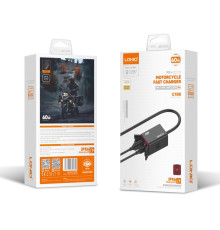 Автомобільний Зарядний Пристрій LDNIO C108 1USB/1USB-C 60W+Type-C to Type-C Колір Чорний 6933138602799 ma37453_3611853
