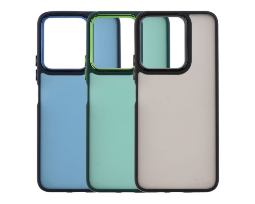 Чохол TPU+PC Space II Color Matte для Xiaomi Poco M6 Pro 4G Колір Bordo 2020000443995 ma34515_3341898