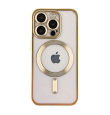 Чохол TPU Metallic Chrome Full Camera with Magsafe для iPhone 16 Pro Max Колір Chrome Gold 2020000451181 ma36191_3606947