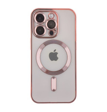 Чохол TPU Metallic Full Camera with Magsafe для iPhone 16 Pro Колір Rose Gold 2020000457350 ma36187_3606915