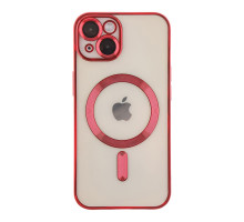 Чохол TPU Metallic Full Camera with Magsafe для iPhone 16 Red ma36186_3606904 2020000457442