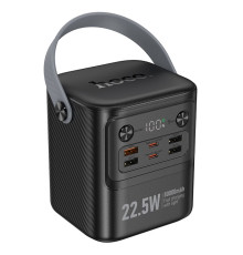 Універсальна Мобільна Батарея Power Bank Hoco J152 Tough 22.5W+PD20W+light 80000mAh Колір Чорний 6942007652094
