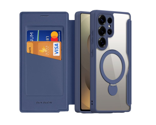 Чохол-книжка Dux Ducis Skin X Pro with MagSafe для Samsung Galaxy S25 Ultra 5G (S938) Колір Blue 2020000466178 ma36796_3609222