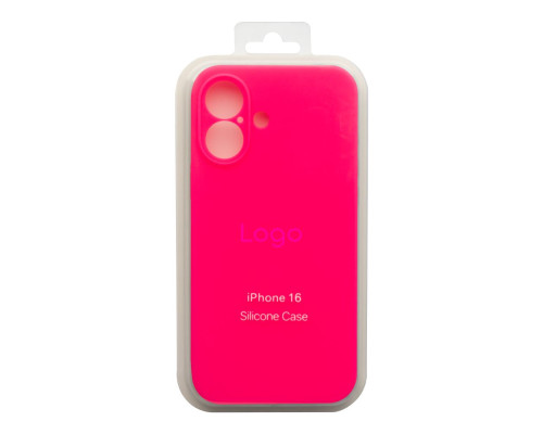 Чохол Silicone Case Full Size with Frame для iPhone 16 Колір 72.Kumquat 2020000482383 ma35899_3665085