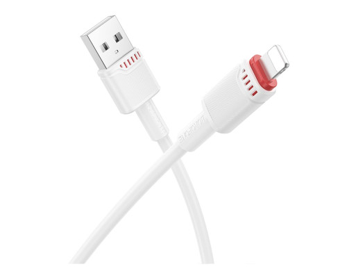 Кабель USB Borofone BX110 Lightning 2.4A Колір Чорний 6941991120701 ma37239_3611054