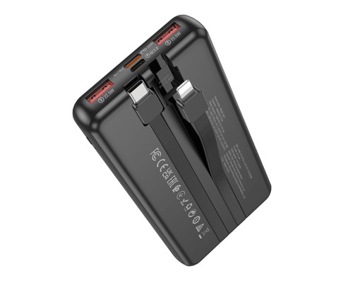 Універсальна Мобільна Батарея Power Bank Borofone BJ57 Graceful 22.5W+PD20W with cable 10000 mAh Колір Чорний 6941991111846 ma36741_3608967
