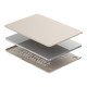 Накладка PC+PU AMO-PU for MacBook Air 13" 2025/2024/2022 (M4 A3240/M2 A2681/M3 A3113) Колір Grey 2020000472360 ma36663_3608847