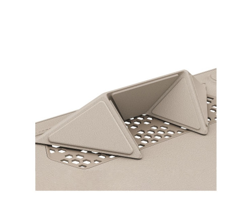 Накладка PC+PU AMO-PU for MacBook Air 13" 2025/2024/2022 (M4 A3240/M2 A2681/M3 A3113) Колір Grey 2020000472360 ma36663_3608847