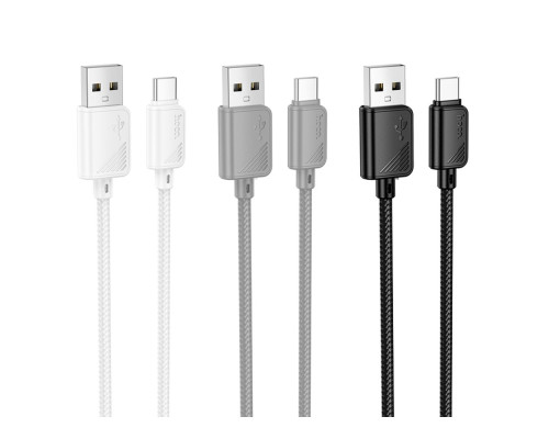 Кабель USB Hoco X113 Type-C 3A Колір Бiлий 6942007646185 ma36777_3609178