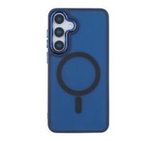 Чохол TPU+PC Space Magnetic Color with Magsafe для Samsung Galaxy S25+ 5G (S936) Dark Blue ma36449_3608205 2020000467496