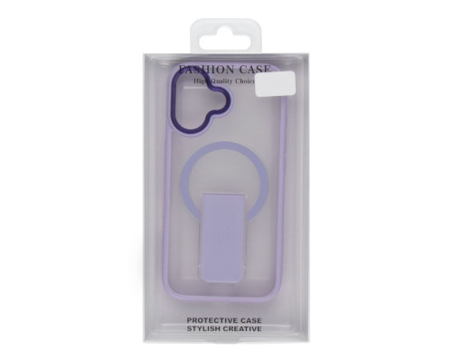 Чохол TPU+PC FlexGuard Magnetic Ring Stand для iPhone 16 Колір Titanium 2020000467052 ma36751_3609016