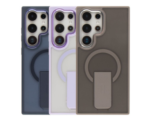 Чохол TPU+PC FlexGuard Magnetic Ring Stand для Samsung Galaxy S25 Ultra 5G (S938) Колір Blue 2020000466277 ma36771_3609152