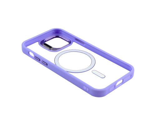 Чохол TPU+PC+Metal Stand Case with MagSafe and Camera Lenses для iPhone 16 Колір Purple 2020000469049 ma36948_3609626