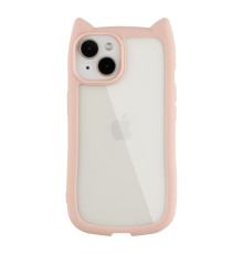 Чохол TPU+PC Cat Ears Case для iPhone 16 Колір Pink 2020000470823 ma36939_3609571