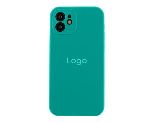 Чохол Silicone Case Full Size with Frame для iPhone 12 Колір 55.Pine Green 2020000244721 ma24506_2730519