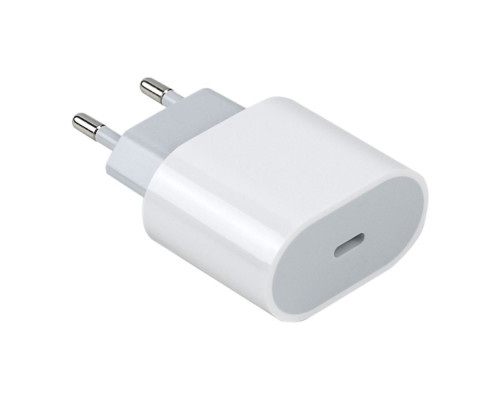 Мережевий Зарядний Пристрій ApplePD 20W 16 Pro Max+Type-C to Type-C 1:1 Колір Бiлий 2020000481645 ma37811_3664832
