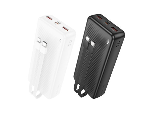 Універсальна Мобільна Батарея Power Bank Borofone BJ57A Graceful 22.5W+PD20W with cable 20000 mAh М'ята упаковка Колір Чорний 2020000495543 ma38920_3868902