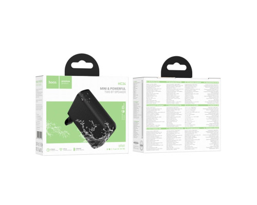 Колонка Hoco HC34 Колір Сiрий 6942007652209 ma38060_3667397