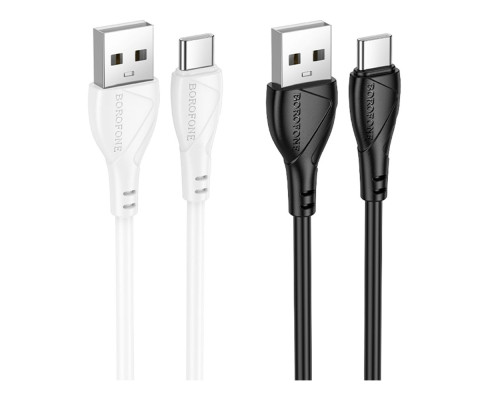 Кабель USB Borofone BX121 Type-C 3A Колір Білий 6941991123078 ma38233_3667925