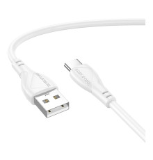 Кабель USB Borofone BX121 Type-C 3A Колір Білий 6941991123078 ma38233_3667925