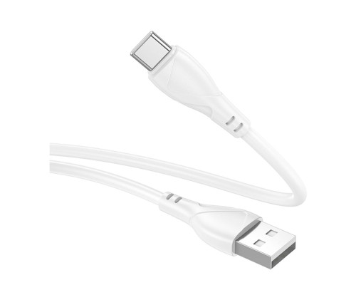 Кабель USB Borofone BX121 Type-C 3A Колір Білий 6941991123078 ma38233_3667925