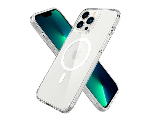 Чохол TPU+PC Spigen Ultra Hybrid with Magsafe для iPhone 12/12 Pro Колір Transparent 2020000405504