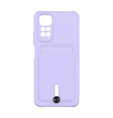 Чохол TPU Colorfull Pocket Card для Xiaomi Redmi Note 11 (Global) / Note 11S 4G Колір 39.Elegant purple 2020000357483