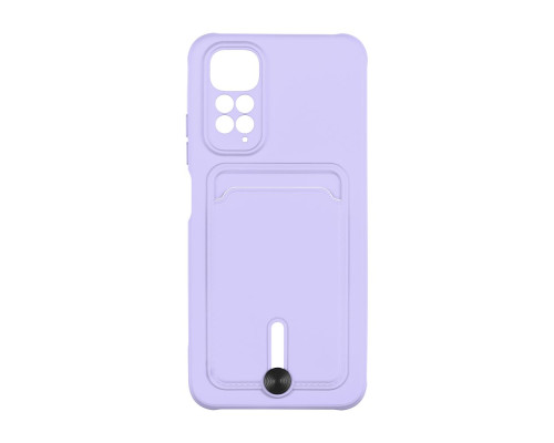 Чохол TPU Colorfull Pocket Card для Xiaomi Redmi Note 11 (Global) / Note 11S 4G Колір 39.Elegant purple 2020000357483