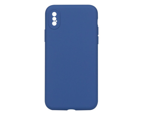 Чохол Silicone Case Full Camera no logo для iPhone X/Xs Колір 21, Sea blue