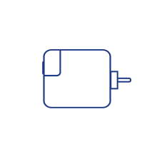 Мережевий Зарядний Пристрій Macbook MagSafe 2 PD45W 1:1 Колір Бiлий